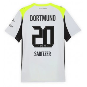 Borussia Dortmund Marcel Sabitzer #20 Udebanetrøje 2025-26 Kortærmet